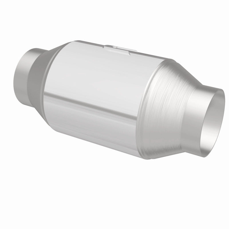 MagnaFlow Premium High Flow Metallic Converter 4in OD - 2.5in In / 2.5in Out Magnaflow Catalytic Converter Universal