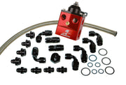 Aeromotive A4 Dual Carburetor Regulator (P/N 13203) Kit (Incl. Reg/Hose/Hose Ends/Fittings) Aeromotive Fuel Pressure Regulators