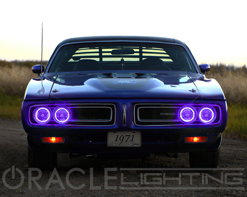 Oracle Pre-Installed Lights 5.75 IN. Sealed Beam - ColorSHIFT Halo ORACLE Lighting Headlights