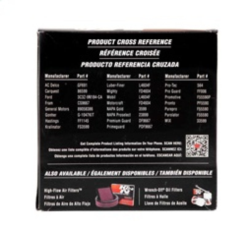 K&N 03-07 Ford 6.0L (td) Fuel Filter K&N Engineering Fuel Filters