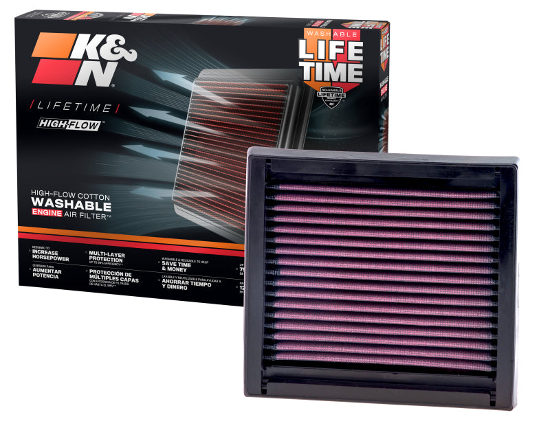 K&N Replacement Air Filter NISSAN MARCH;MICRA 1.0,1.3 K&N Engineering Air Filters - Drop In