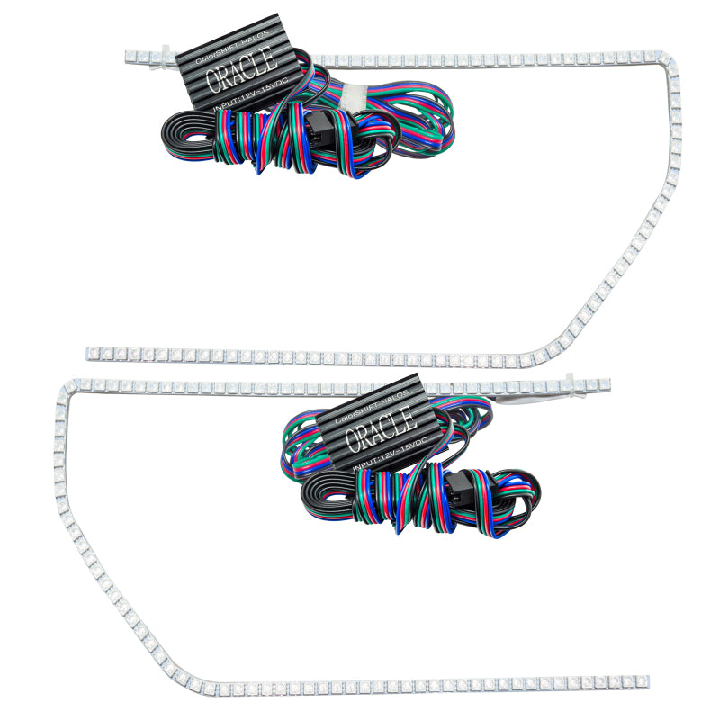 Oracle Ford F-150/Raptor 09-14 Perimeter Halo Kit - ColorSHIFT w/o Controller ORACLE Lighting Headlights