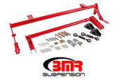 BMR 05-14 S197 Mustang Rear Bolt-On Hollow 35mm Xtreme Anti-Roll Bar Kit (Delrin) - Red BMR Suspension Sway Bars