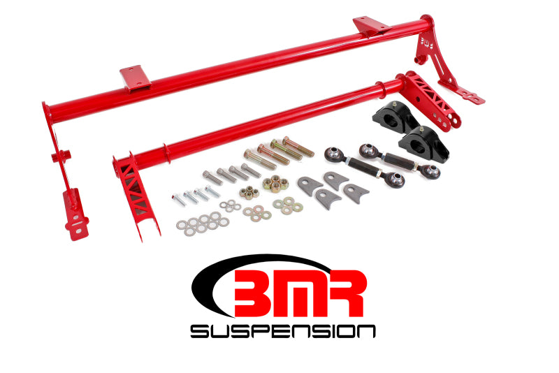 BMR 05-14 S197 Mustang Rear Bolt-On Hollow 35mm Xtreme Anti-Roll Bar Kit (Delrin) - Red BMR Suspension Sway Bars