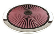 K&N X-Stream Top Filter X-Stream 14 inch OD Chrome K&N Engineering Air Filters - Universal Fit
