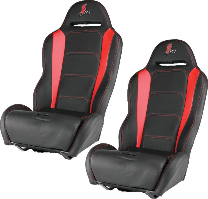 DragonFire Racing Highback Rt Seat Pr Blk/Red