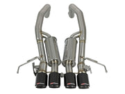 aFe MACHForce XP Axle Back 304SS Exhaust w/ Carbon Fiber Tips 15-19 Chevy Corvette Z06 aFe Axle Back