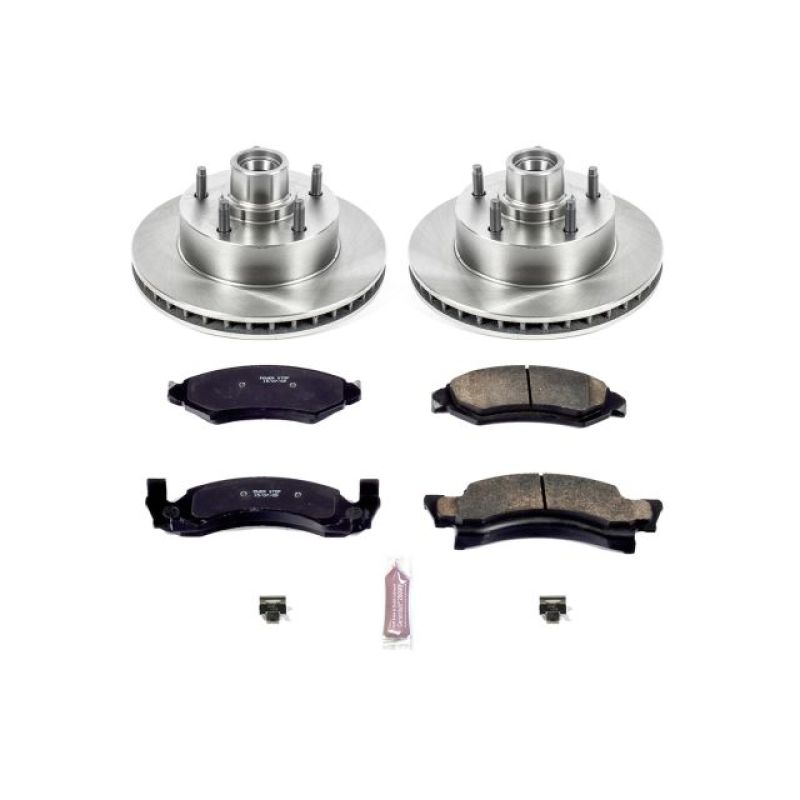 Power Stop 1986 Ford E-150 Front Autospecialty Brake Kit PowerStop Brake Kits - OE