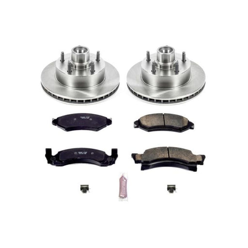 Power Stop 1986 Ford E-150 Front Autospecialty Brake Kit PowerStop Brake Kits - OE