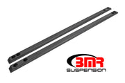 BMR 15-17 S550 Mustang Super Low Profile Chassis Jacking Rails - Black Hammertone BMR Suspension Chassis Bracing