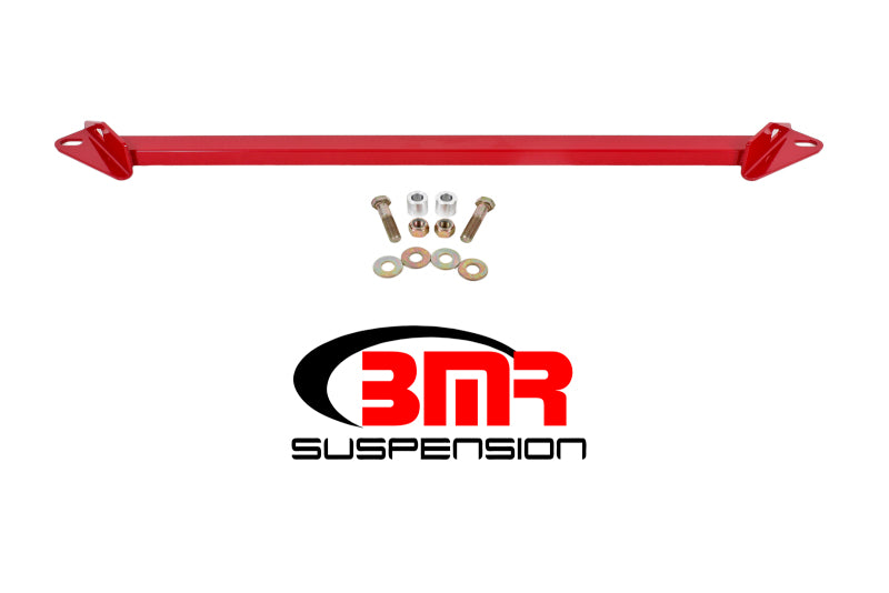 BMR 15-17 S550 Mustang Front 2-Point Subframe Chassis Brace - Red BMR Suspension Chassis Bracing