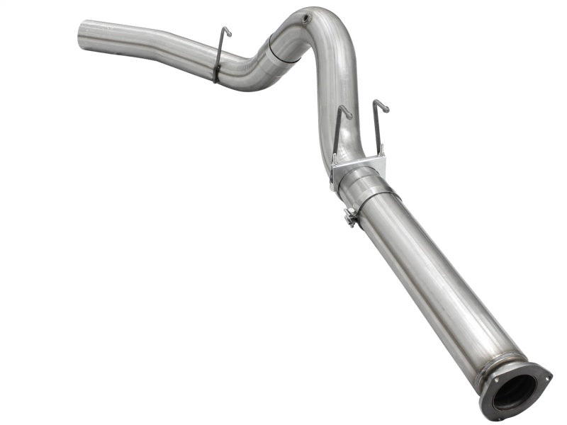 aFe MACHForce XP Exhaust 5in DPF-Back Stainless Steel Exhaust 2015 Ford Turbo Diesel V8 6.7L No Tip aFe Turbo Back