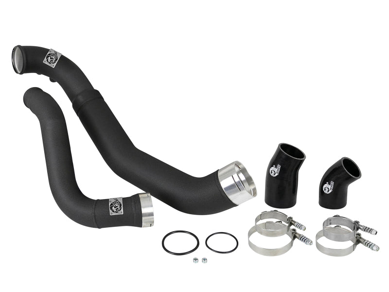 aFe Bladerunner 3.5in-3in Intercooler Cold Side Tube Black - 18-19 Ford F-150 V6-3.0L (td) aFe Intercoolers