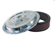 K&N Replacement Air Filter w/ Chrome Top - W/E-1500 K&N Logo K&N Engineering Air Filters - Drop In