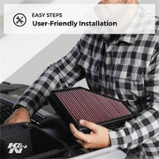 K&N Replacement Air Filter 18-20 Renault Megane IV 1.8L L4 K&N Engineering Air Filters - Drop In