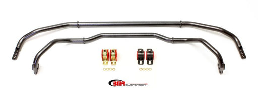 BMR 13-15 Chevrolet Camaro Front & Rear Hollow 29mm Adj. Sway Bar Kit w/ Bushings - Black Hammertone BMR Suspension Sway Bars
