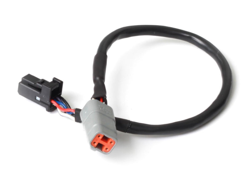 Haltech Elite CAN Cable DTM-4 to 8 Pin Black Tyco 300mm (12in) Haltech Wiring Connectors
