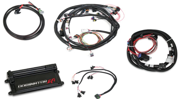 Dominator EFI Kit - LS2 Main Harness w/ Trans Control with EV1 Injector Harness 550-658 HOLLEY Autoparts