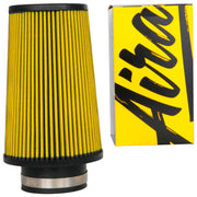 Airaid Universal Air Filter - Cone 3-1/2 FLG x 6in B x 4-5/8in T x 9 H Airaid Air Filters - Universal Fit