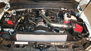 Spectre 11-14 Ford F250/350 V8-6.2L F/I Air Intake Kit - Polished w/Red Filter Spectre Cold Air Intakes