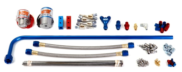 NOS Pro Race Fogger "Professional" Nitrous System -4 cylinder,Soft Plume Nozzles 04468NOS