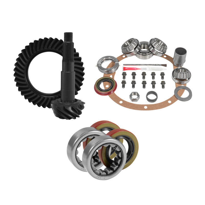 Yukon Gear 8.2in GM 3.08 Rear Ring & Pinion Install Kit 2.25in OD Axle Bearings and Seals Yukon Gear & Axle Differential Install Kits
