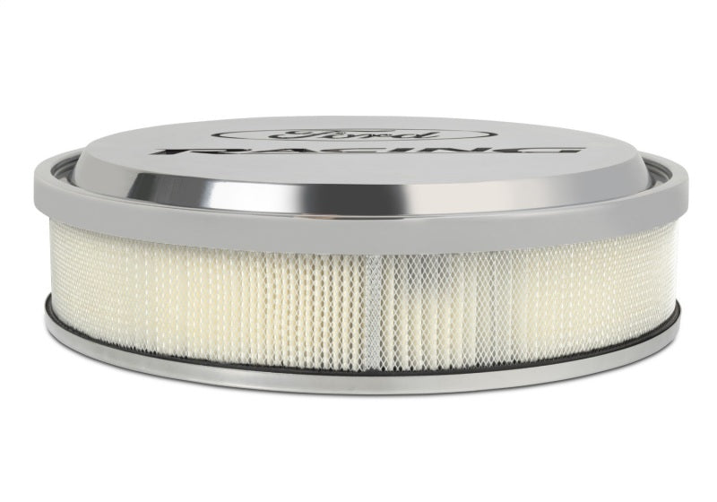 Ford Racing Polished Slant Edge Air Cleaner Ford Racing Air Filters - Universal Fit