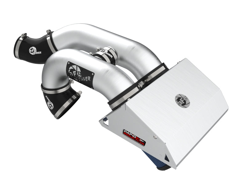 aFe Rapid Induction Pro 5R Cold Air Intake System Brushed 21-22 Ford F-150 Raptor V6-3.5L (tt) aFe Cold Air Intakes