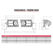 Rigid Industries Radiance+ 20in. RGBW Light Bar Rigid Industries Light Bars & Cubes