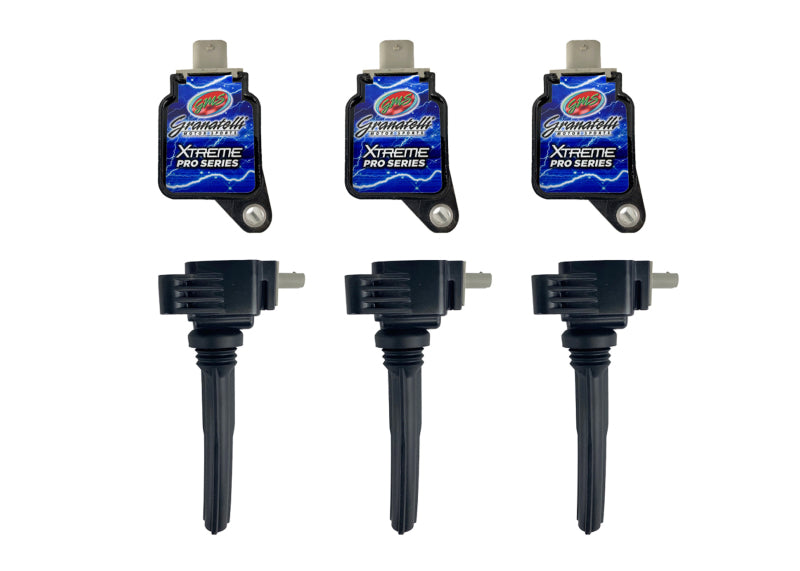Granatelli 17-18 Ford EcoBoost 3.5TT Hi-Perf Coil-On-Plug Wire Conn Kit w/Coil Packs (65K Volts) Granatelli Motor Sports Spark Plug Wire Sets