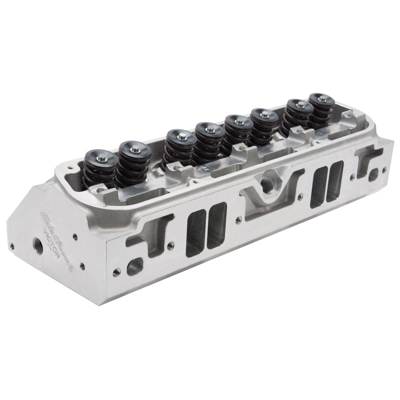 Edelbrock Cylinder Head SB Chrysler Victor In-Line 16 Complete w/ Solid Roller Springs Edelbrock Heads