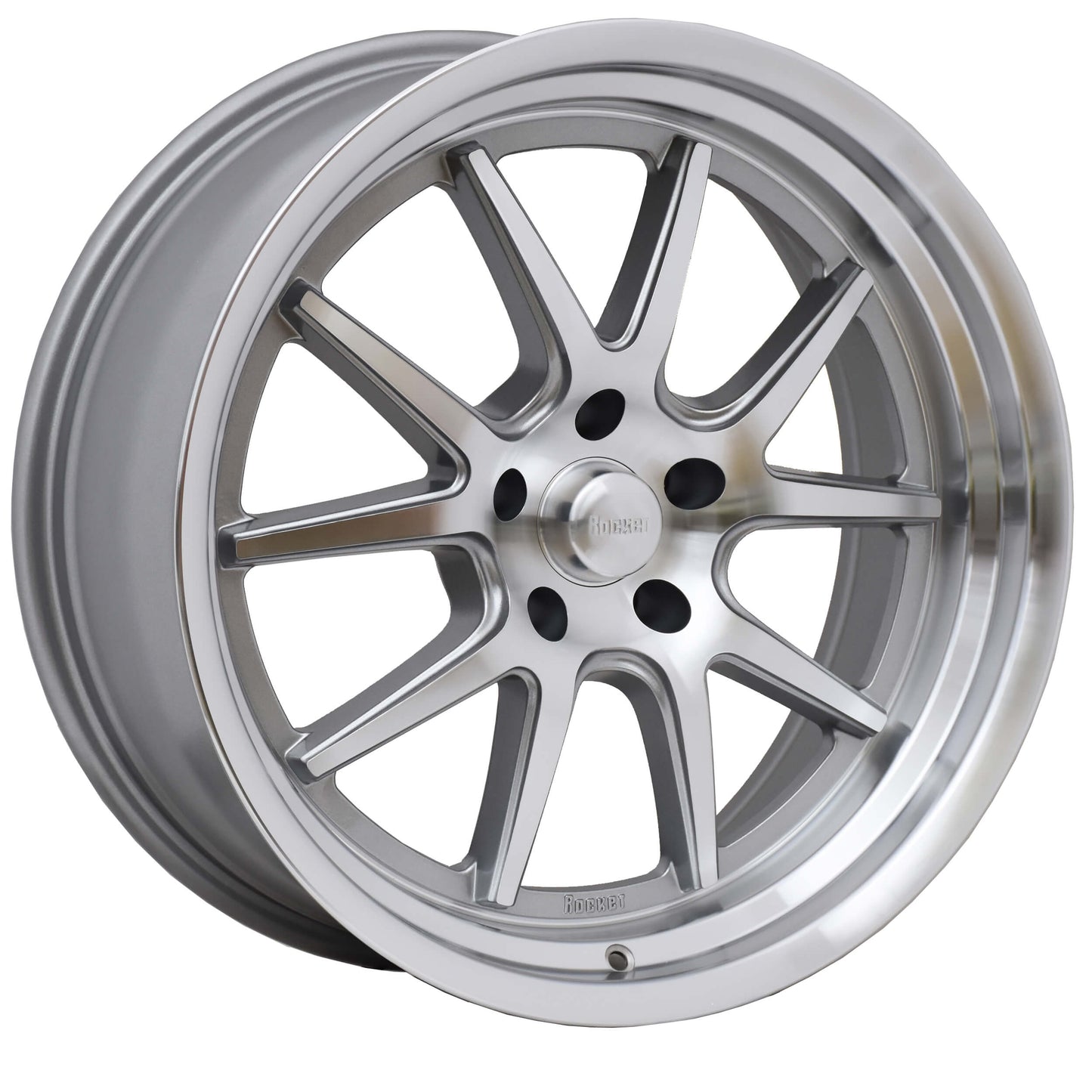 Rocket Racing Wheels TTR19 Attack - Titanium/Machined TTR19-896545