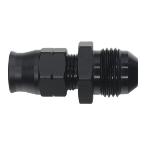 DeatschWerks 8AN Male Flare to 3/8in Hardline Compression Adapter - Anodized Matte Black DeatschWerks Fuel Components Misc