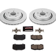 Power Stop 14-19 Chevrolet Corvette Rear Z23 Evolution Sport Brake Kit PowerStop Brake Kits - Performance D&S