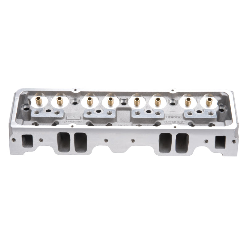 Edelbrock Cylinder Head SBC NHRA Legal 64cc Angled Plug Bare Single Edelbrock Heads