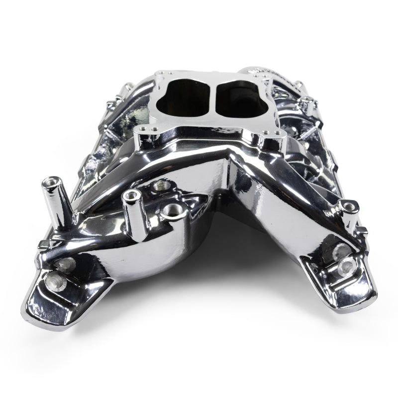 Edelbrock Pontiac 326-455 Performer RPM Intake Manifold - Chrome Plasma Finish Edelbrock Intake Manifolds
