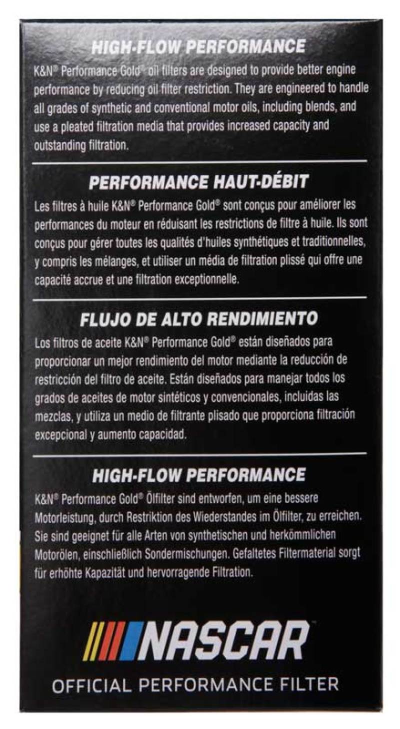 K&N 05-10 Saab 9-3 2.8L / 10-11 Camaro 3.6L V6 / 04-11 Cadillac CTS / STS / SRX 2.8L / 3.0L / 3.6L V K&N Engineering Oil Filters