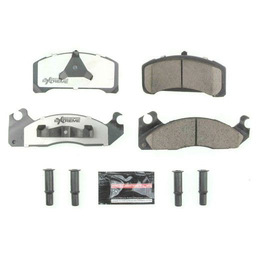 Power Stop 1983 Ford Fairmont Front Z26 Extreme Street Brake Pads w/Hardware PowerStop Brake Pads - Performance