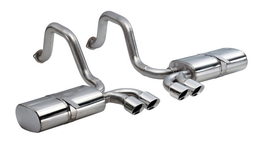 Corsa 1997-2004 Chevrolet Corvette C5 Z06 5.7L V8 Polished Sport Axle-Back Exhaust CORSA Performance Axle Back