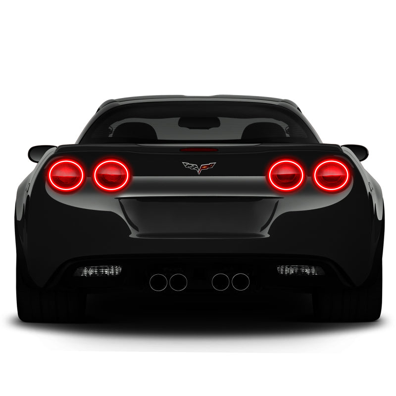 Oracle Chevy Corvette C6 05-13 LED Waterproof Afterburner Kit - Red ORACLE Lighting Fog Lights