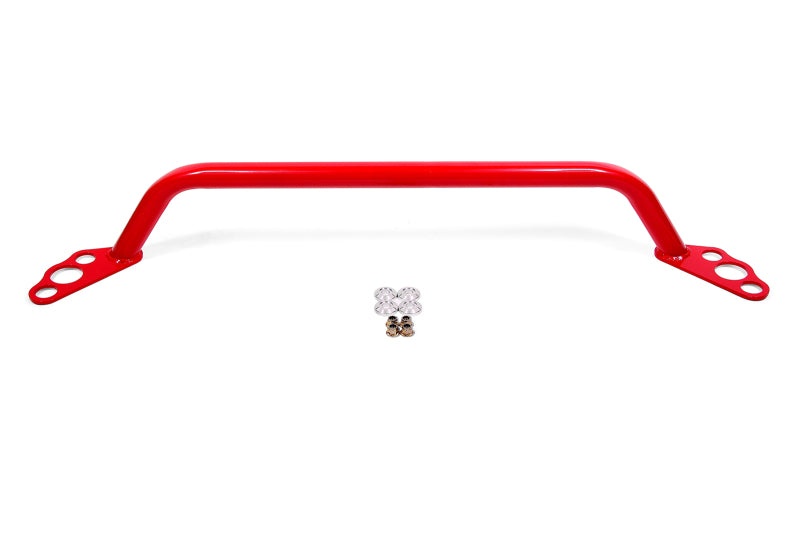 BMR 08-18 Dodge Challenger Rear Strut Tower Brace - Red BMR Suspension Strut Bars