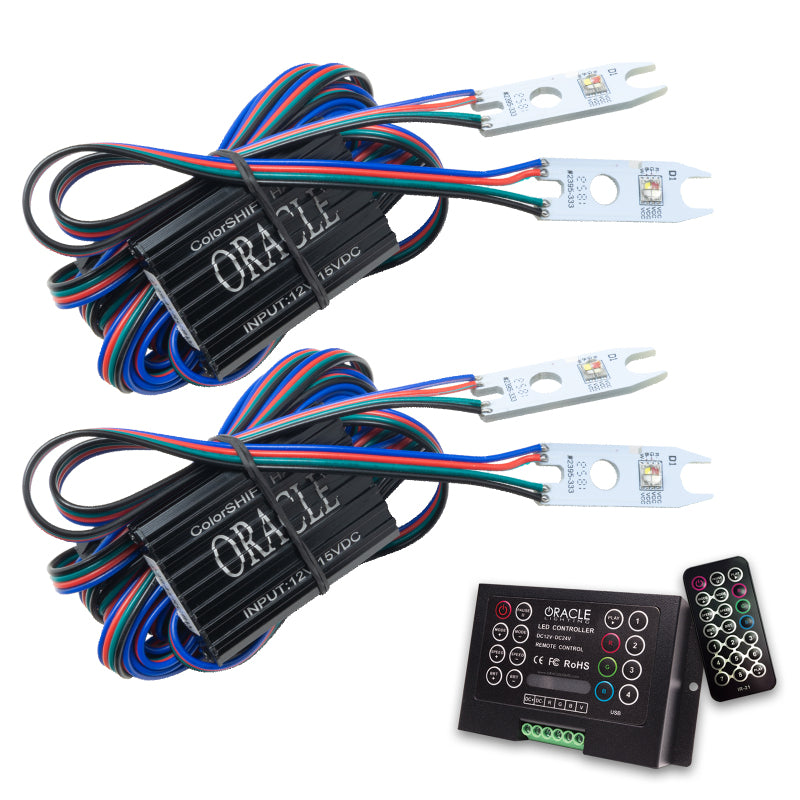 Oracle 15-17 Ford F-150 Headlight DRL Upgrade Kit - ColorSHIFT w/ 2.0 Controller ORACLE Lighting Headlights