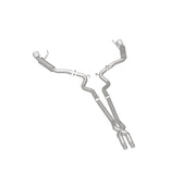 MagnaFlow Cat Back, SS, 2.5in, Competition, Dual Split Polished 4.5in Tips 2015 Ford Mustang V6 3.7L Magnaflow Catback