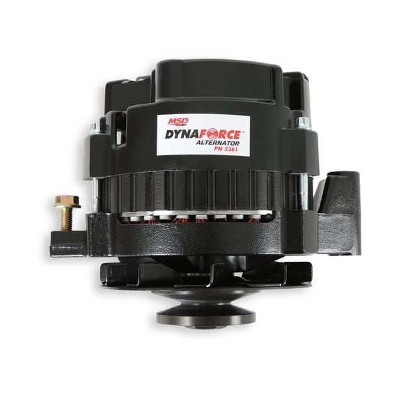MSD DynaForce Alternator - 160 AMP - Black 5361 MSD Autoparts