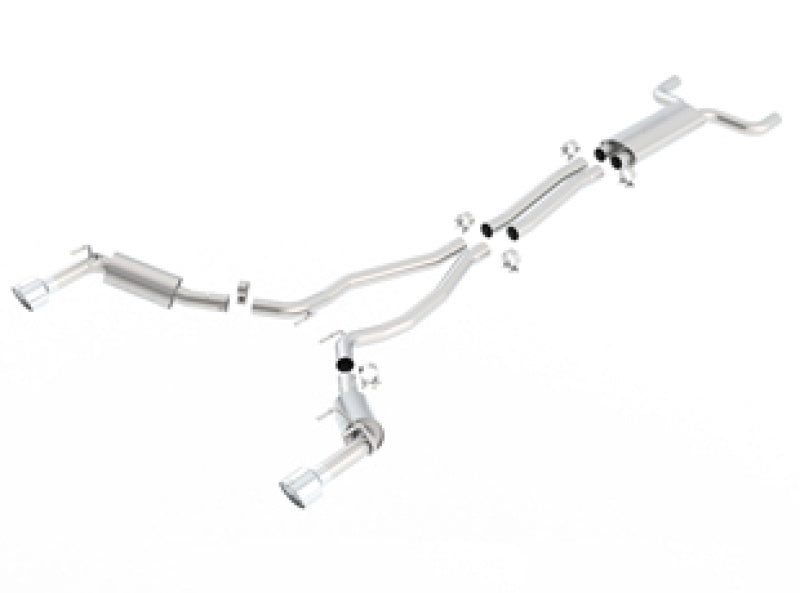 Borla 14-15 Chevy Camaro SS / ZL1 SS Single Catback Exhaust System w/ Single Rear Exit Borla Catback