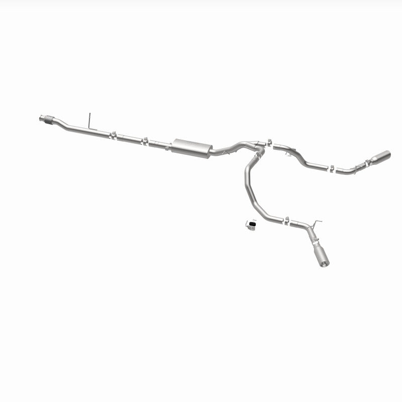 MagnaFlow 2019 Chevy Silverado 1500 V8 5.3L Street Series Dual Split Exit Exhaust w/ Polished Tips