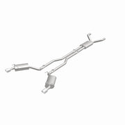 MagnaFlow Cat-Back Stainless Dual Split Rear Exit 4in Polished Tips 11-15 Chevy Camaro 3.6L V6 Magnaflow Catback
