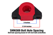 BMR Universal 1.25in Billet Aluminum Sway Bar Mount Mount (Polyurethane) - Black BMR Suspension Sway Bar Brackets