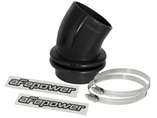 aFe Magnum FORCE Silicone Coupling Kit 3-1/2in ID x 30 Deg. Bellows Elbow - Black aFe Air Intake Components