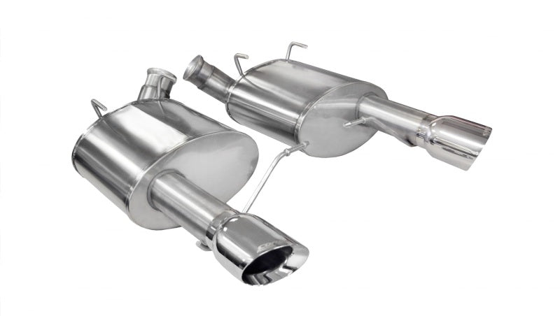 Corsa 2011-2014 Ford Mustang GT/Boss 302 5.0L V8 Polished Xtreme Axle-Back Exhaust CORSA Performance Axle Back